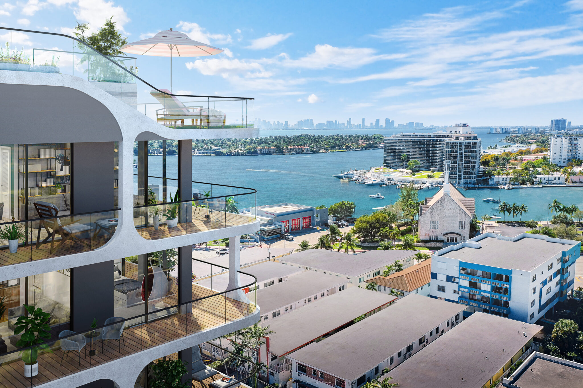 Butikowy projekt w stylu art deco w miami beach
